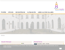 Tablet Screenshot of kirchengemeinde.net